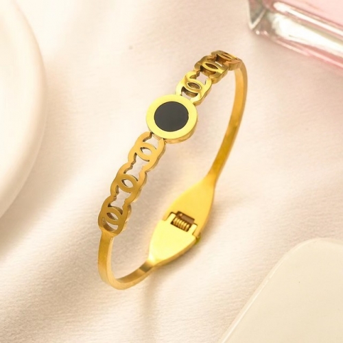 Stainless Steel Brand Bangle-YWA230907-P10DS7 (1)