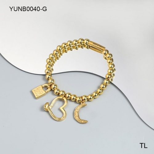 Stainless Steel Uno de * 50 Bracelet-SN230907-YUNB0040-G-21.3