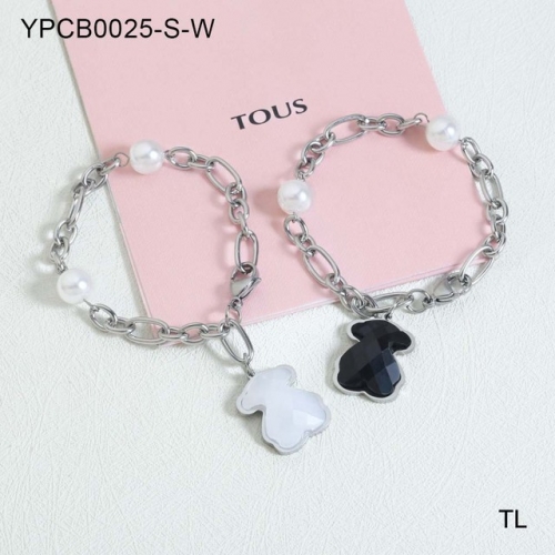 Stainless Steel TOU*S Bracelet-SN230907-YPCB0025-S-W-12.3