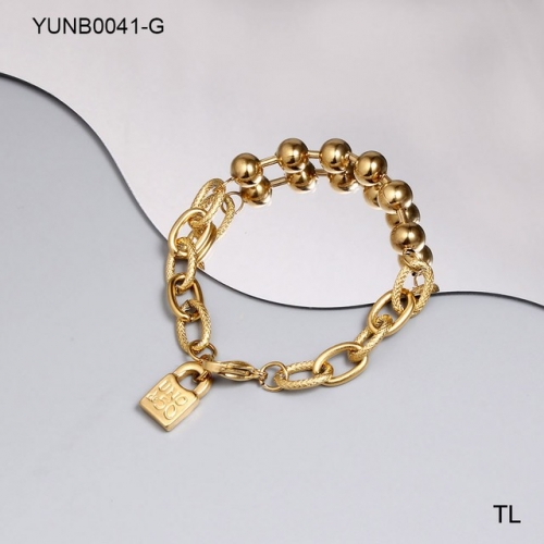 Stainless Steel Uno de * 50 Bracelet-SN230907-YUNB0041-G-14.7