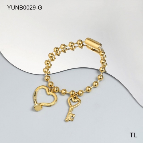 Stainless Steel Uno de * 50 Bracelet-SN230907-YUNB0029-G-17.6