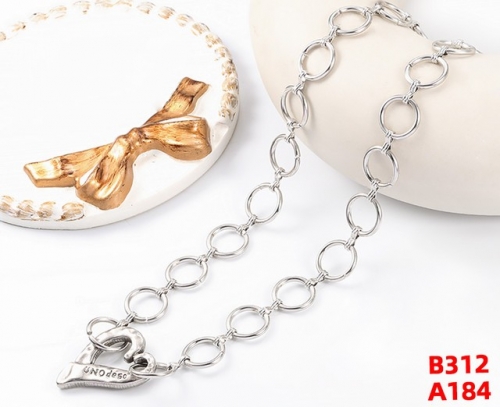 Stainless Steel uno de *50 Necklace-CH230922-P13VO9I