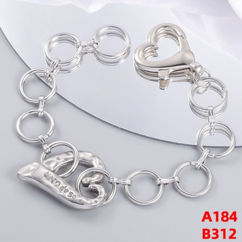 Stainless Steel uno de *50 Bracelet-CH230922-P12XERW