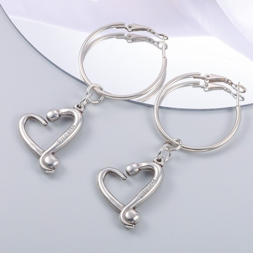 Stainless Steel uno de *50 Earrings-CH230922-P9CD2