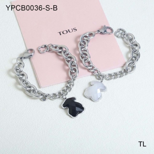 Stainless Steel TOU*S Bracelet-SN230924-YPCB0036-S-B-14.5