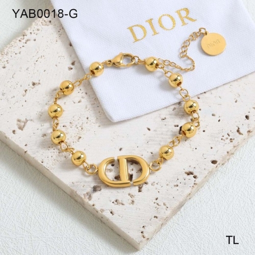 Stainless Steel Brand Bracelet-SN230924-YAB0018-G-17