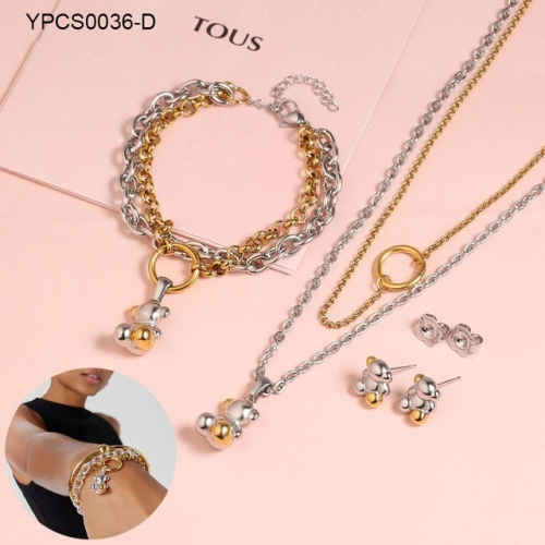 Stainless Steel TOU*S Bracelet-SN230924-YPCS0036-D-32.2