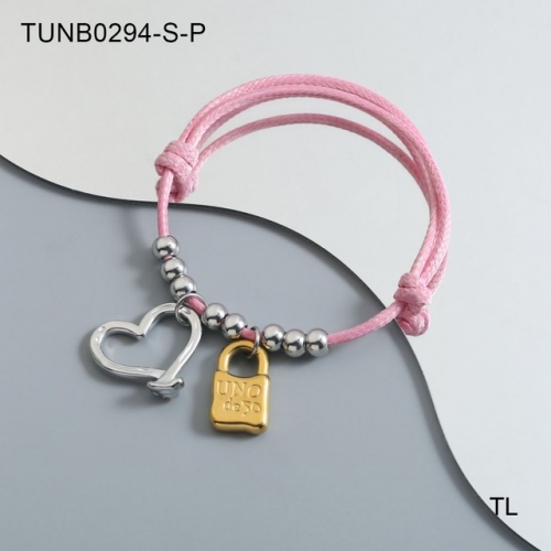 Stainless Steel uno de *50 Bracelet-SN230924-TUNB0294-S-P-17.3