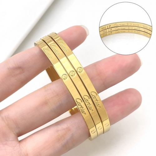 Stainless Steel Brand Bangle-HY231005-P24VIKL (2)