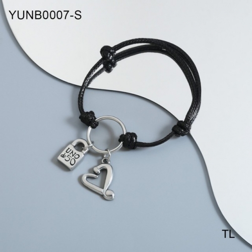 Stainless Steel uno de *50 Bracelet-SN230924-YUNB0007-S-13.9