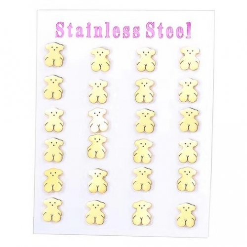 Stainless Steel Tou*s Earrings-HY231005-P24TR5E (3)