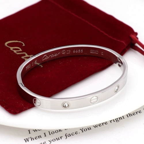 Stainless Steel Brand Bangle-HY231005-P11VTRO