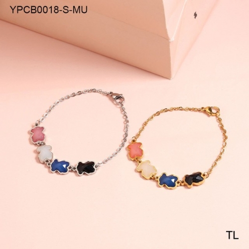 Stainless Steel TOU*S Bracelet-SN230924-YPCB0018-S-MU-16.1