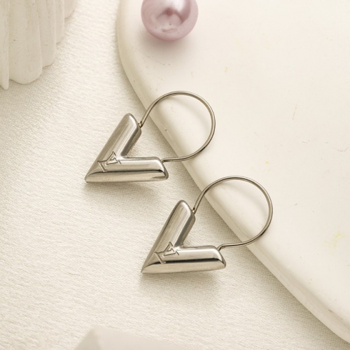 Stainless Steel Brand Earrings-YWA231006-P11ESSW (1)