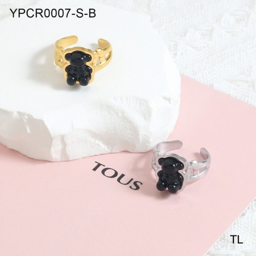 Stainless Steel TOU*S Ring-SN230924-YPCR0007-S-B-12