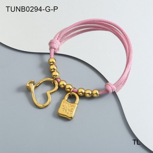 Stainless Steel uno de *50 Bracelet-SN230924-TUNB0294-G-P-18.6