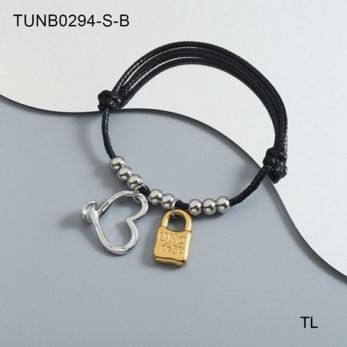 Stainless Steel uno de *50 Bracelet-SN230924-TUNB0294-S-B-17.3