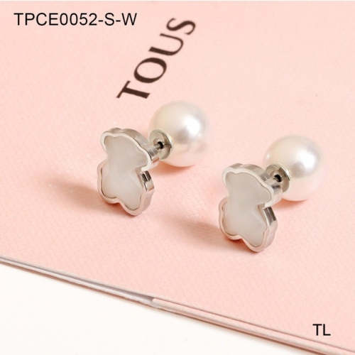 Stainless Steel TOU*S Earrings-SN230924-TPCE0052-S-W-9.4