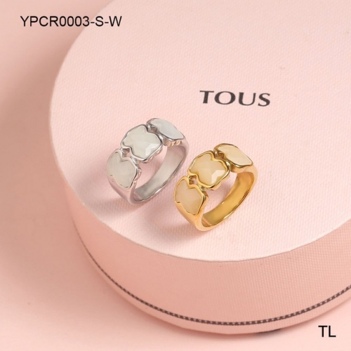 Stainless Steel TOU*S Ring-SN230924-YPCR0003-S-W7.8.9-12.5