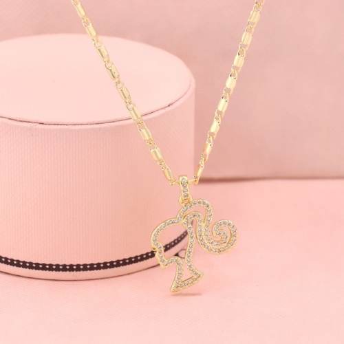 Stainless Steel Necklace-HY231020-P15DII