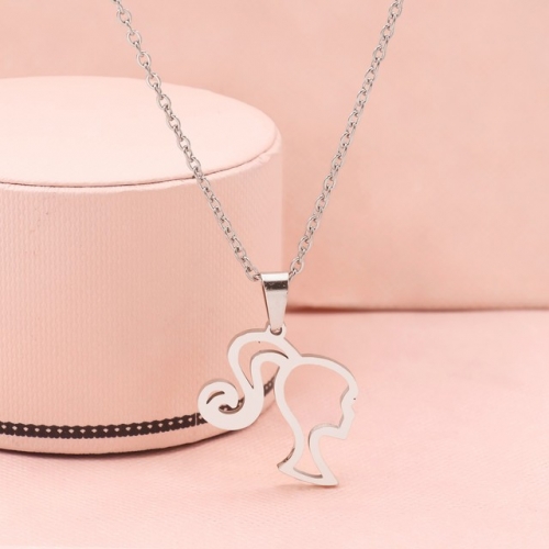 Stainless Steel Necklace-HY231020-P7NBX