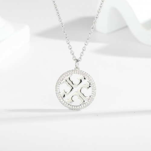 Stainless Steel Brand Necklace-HY231020-P19XYIH