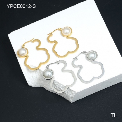 Stainless Steel TOU*S Earrings-SN231025-YPCE0012-S-14.1