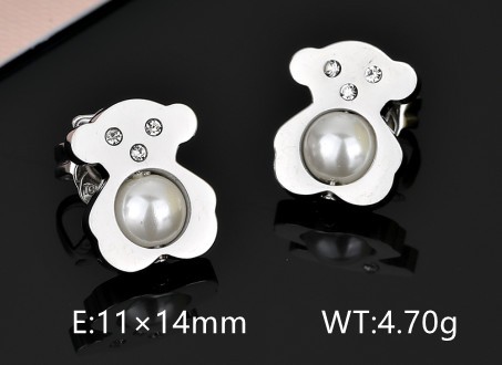 Stainless Steel Tou*s Earrings-DY231025-ED-217S-157-7