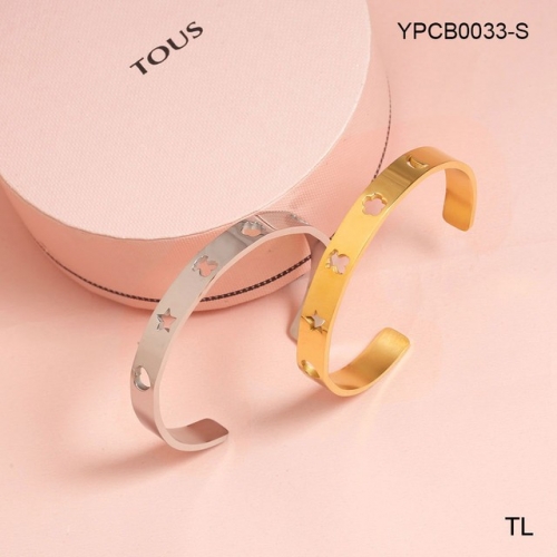 Stainless Steel TOU*S Bangle-SN231025-YPCB0033-S-13.4