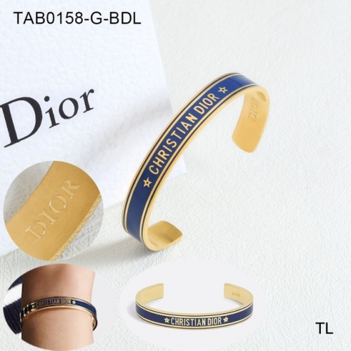 Stainless Steel Brand Bangle-SN231025-TAB0158-G-BDL-19