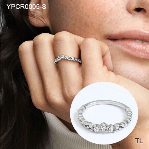 Stainless Steel Brand Ring-SN231025-YPCR0005-S-12.5