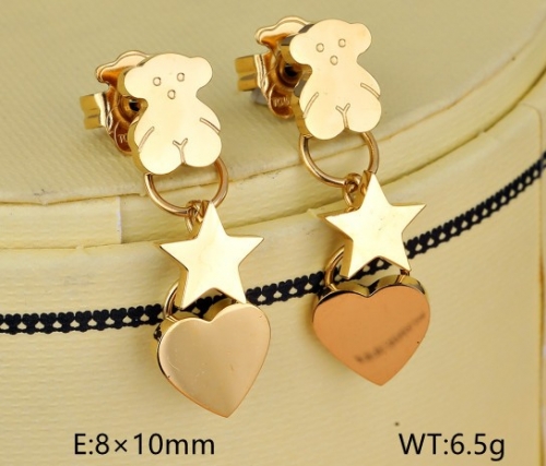 Stainless Steel Tou*s Earrings-DY231025-ED-216G-171-12