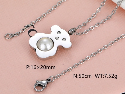 Stainless Steel Tou*s Necklace-DY231025-XL-169S-129-9