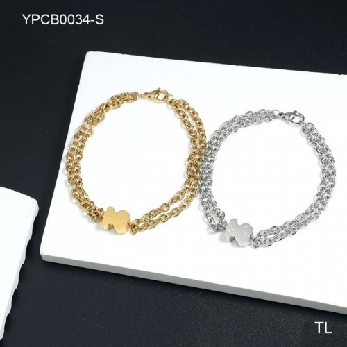 Stainless Steel TOU*S Bracelet-SN231025-YPCB0034-S-15.3