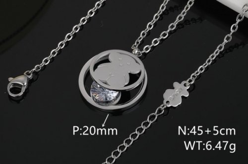 Stainless Steel Tou*s Necklace-DY231025-XL-172G-143-10