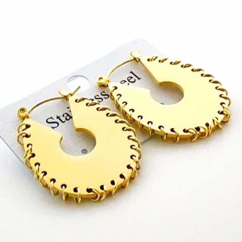 Stainless Steel Brand Earrings-RR231102-Rre1210-16