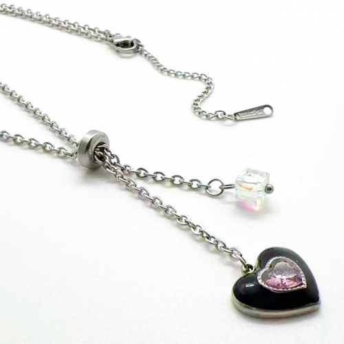 Stainless Steel Brand Necklace-RR231102-Rrx0989-15