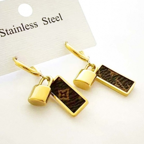 Stainless Steel Brand Earrings-RR231102-Rre1176-18