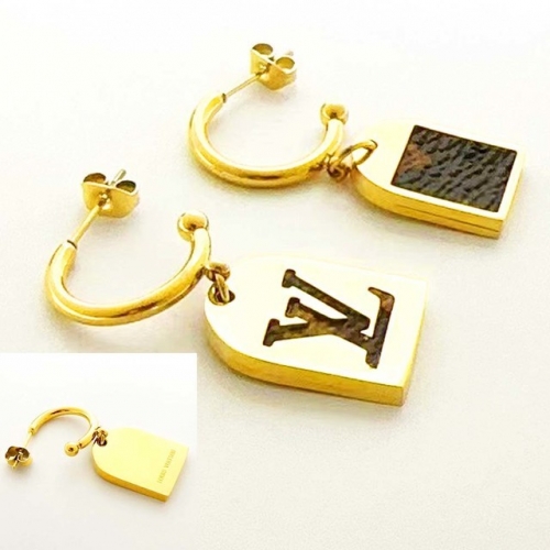 Stainless Steel Brand Earrings-RR231102-Rre1173-15