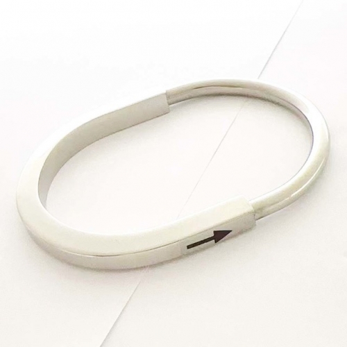 Stainless Steel Brand Bangle-RR231102-Rrs04630-26