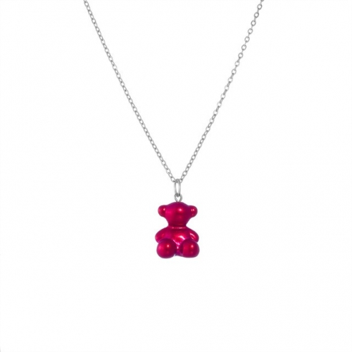 Stainless Steel Tou*s Necklace-HF231102-P6SYYT (2)