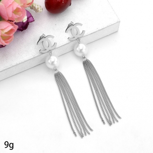 Stainless Steel Brand Earrings-HY231110-P10XDOL