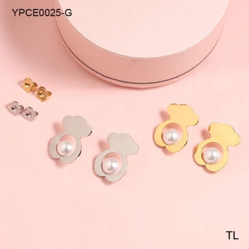 Stainless Steel Tou*s Earrings-SN231111-YPCE0025-G-14.1