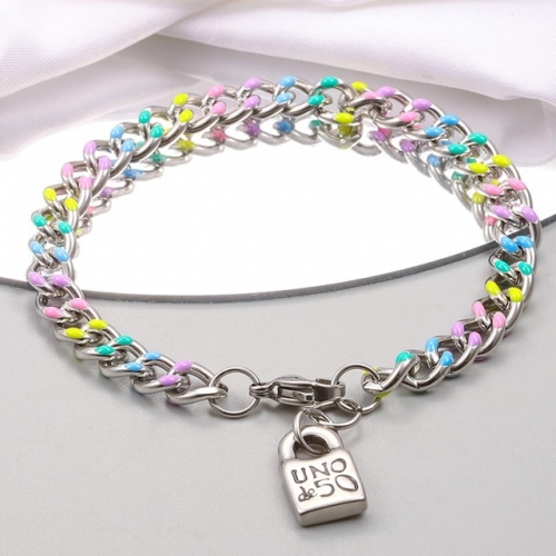 Stainless Steel uno de *50 Bracelet-CH231111-P12RTCF