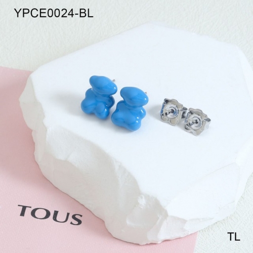 Stainless Steel Tou*s Earrings-SN231111-YPCE0024-BL-12.2