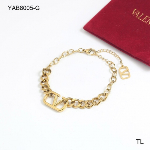 Stainless Steel Brand Bracelet-SN231111-YAB8005-G-16.6