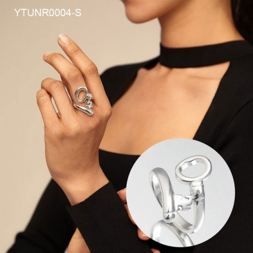 Stainless Steel Uno de * 50 Ring-SN231111-YTUNR0004-S9.8.7-12.5