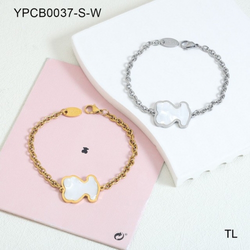 Stainless Steel Tou*s Bracelet-SN231111-YPCB0037-S-W-13.2