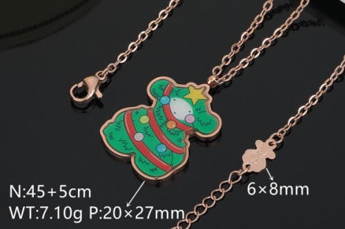 Stainless Steel Tou*s Necklace-DY231111-XL-173R-243-17