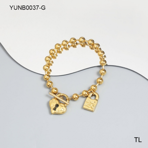 Stainless Steel uno de * 50 Bracelet-SN231114-YUNB0037-G-16.4